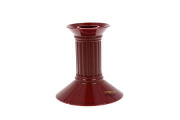 Plastični svečnik 10 cm 1 kos bordo