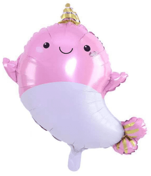 Folija balon Narwhal 71x47cm 1 kos.