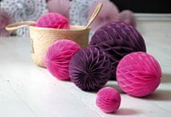PartyDeco Papirnata krogla bela 20 cm, 1 kos.