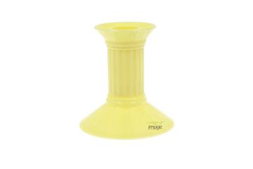 Plastični svečnik 10 cm 1 kos kremne barve