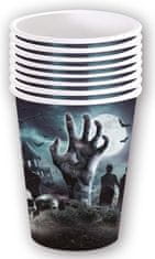 Fiestas Guirca Papirnati lončki CEMETERY Dead Man Zombie Halloween Birthday 240ml 6 kosov.
