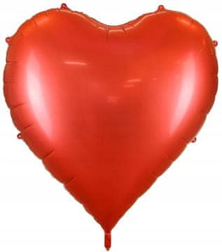 Rdeč folijski balon SRCE velik XXL Valentinovo rojstni dan poroka 136x129 cm