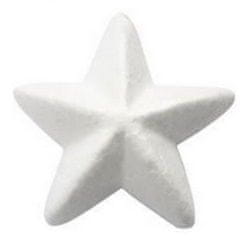 Stiroporna zvezda, višina 10 cm, 1 kos.