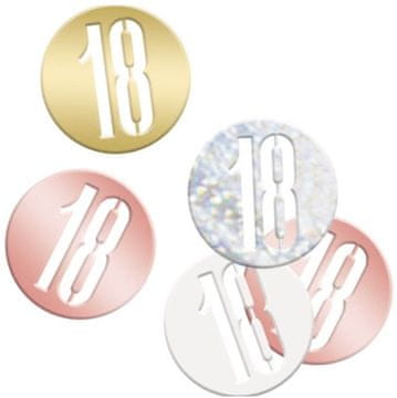 Unique Dekorativni konfeti za 18. rojstni dan osemnajst 14g