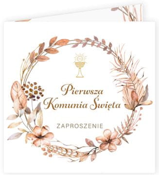 Vabila za obhajilo v boemskem slogu 1 kos.
