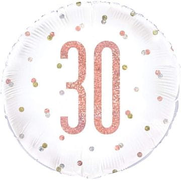 Unique Folija balon za 30. rojstni dan, 18 palcev