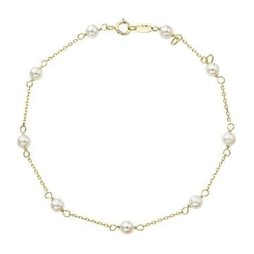 Evolution Group Zlata zapestnica s pravimi sladkovodnimi biseri 93P00015