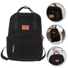 CoZy Športni nahrbtnik Velvet - Črni