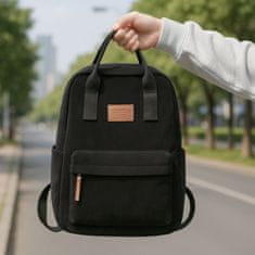 CoZy Športni nahrbtnik Velvet - Črni