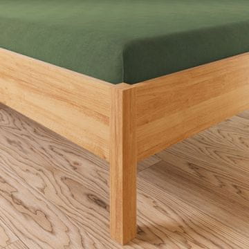 shumee DREAMY PREMIUM Rjuha iz sivo-zelenega džersija 140x200 cm