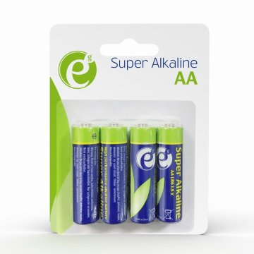 Energenie Gembird alkalna baterija AA LR6 1,5 V, 4 kosi