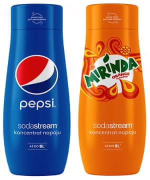 shumee Sodastream MIRINDA in Pepsi sirupi