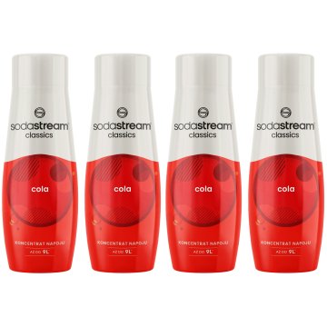 shumee Komplet sirupov za SODASTREAM Cola Classic gazirano fontano 4x440ml