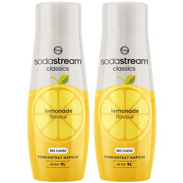 shumee Komplet sirupov za gazirano fontano SODASTREAM Limona brez sladkorja 2 x 440 ml