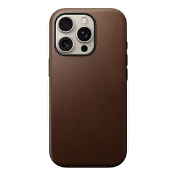 Nomad Modern Leather case, brown - iPhone 16 Pro
