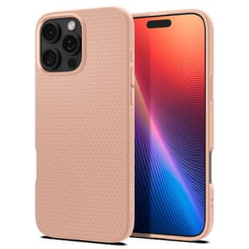 Spigen Liquid Air, rose titanium - iPhone 16 Pro Max
