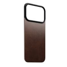 Nomad Magnetic Leather Back, rustic brown (Horween), Magsafe - iPhone 2025 Pro