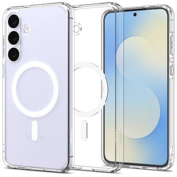 Spigen Ultra Hybrid MagSafe, clear white - Samsung Galaxy S 2025 FE