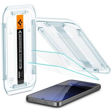 Spigen Glass tR EZ Fit 2 Pack, transparency - Samsung Galaxy S24 FE