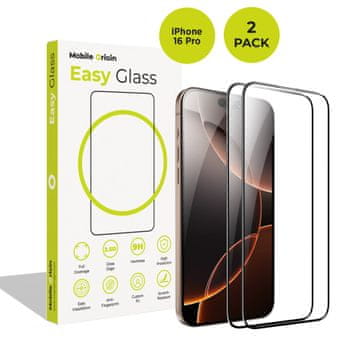 Mobile-origin EasyGlass iPhone 16 Pro, 2 pack