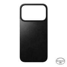 Nomad Magnetic Leather Back, black (Horween), Magsafe - iPhone 2025 Pro