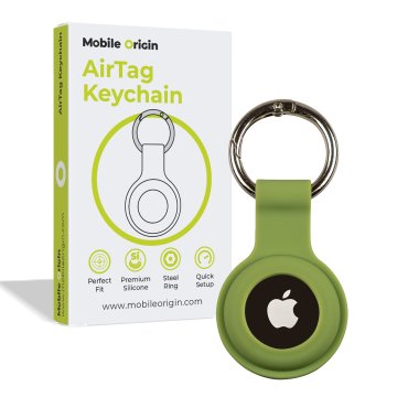 Mobile-origin Airtag KeyChain, green