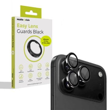 Mobile-origin Easy Lens Guards, black - iPhone 2025 Pro / 2025 Pro Max