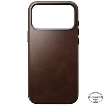 Nomad Traditional Leather Case, rustic brown (Horween) - iPhone 2025 Pro Max