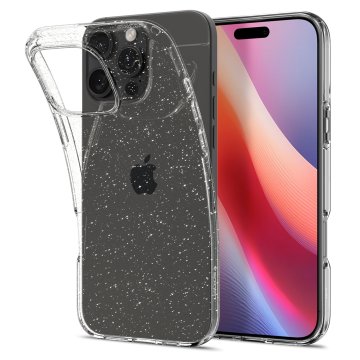 Spigen Liquid Crystal Glitter, crystal quartz - iPhone 16 Pro