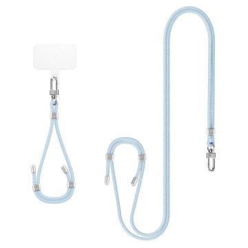 Spigen Universal Set 2 (Cross Body Strap 1P + Wrist Strap 1P + ConTag2 1P), mute blue