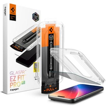 Spigen Glass tR EZ Fit Pro HD (Privacy) 1 Pack, transparency - iPhone 2025/16 Pro/2025