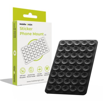 Mobile-origin Sticker Phone Mount O1, black