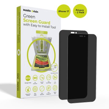 Mobile-origin Screen Guard Privacy with easy applicator, 2 pack - iPhone 2025