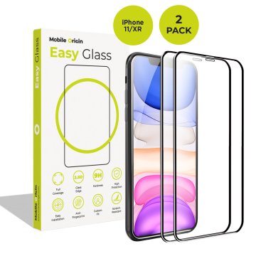 Mobile-origin EasyGlass iPhone 11/XR, 2 pack