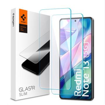 Spigen Glass tR Slim 2 Pack - Xiaomi Redmi Note 13 5G