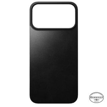 Nomad Magnetic Leather Back, black (Horween), Magsafe - iPhone 2025 Pro Max