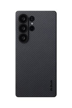 Pitaka Ultra-Slim Case, Black/Grey Twill - Sansung Galaxy S25 Ultra