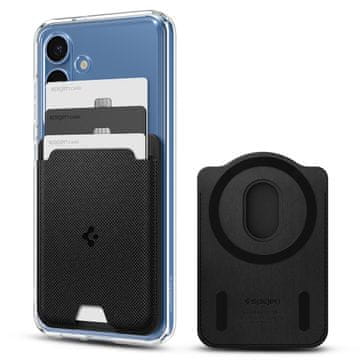 Spigen Urban Fit Wallet with MagSafe, black - Samsung Galaxy S 2025