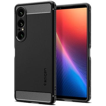 Spigen Rugged Armor, matte black - Sony Xperia 1 VII