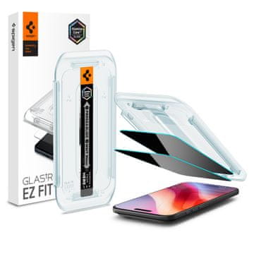 Spigen Glass tR EZ Fit (Privacy) 2 Pack, transparency - iPhone 2025 Air