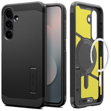 Spigen Tough Armor MagSafe, black - Samsung Galaxy S 2025 FE