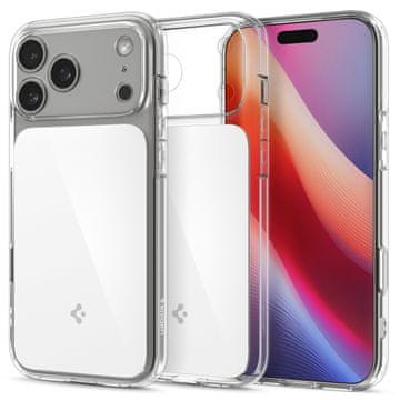 Spigen Ultra Hybrid T MagSafe, glossy white - iPhone 2025 Pro