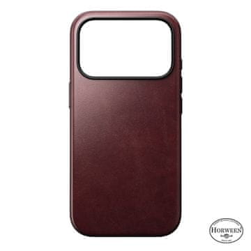 Nomad Modern Leather Case, burgundy (Horween) - iPhone 2025 Pro