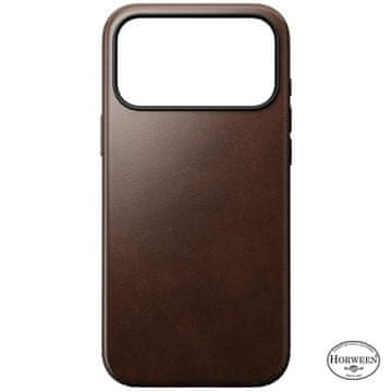 Nomad Modern Leather Case, rustic brown (Horween) - iPhone 2025 Pro Max