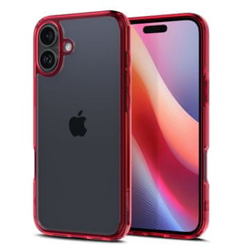 Spigen Ultra Hybrid, red crystal - iPhone 16