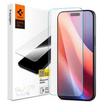 Spigen Glass tR Slim HD 1 Pack, transparency - iPhone 16 Pro Max