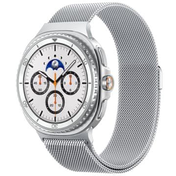 Spigen Metal Fit, silver - Samsung Samsung Galaxy Watch 8 (40/44/46mm)