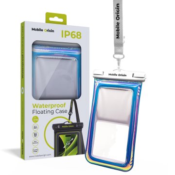 Mobile-origin Waterproof Floating Case 6,8"- glitter/white