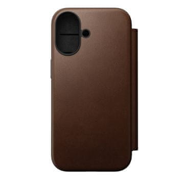 Nomad Modern Leather Folio, brown - iPhone 2025