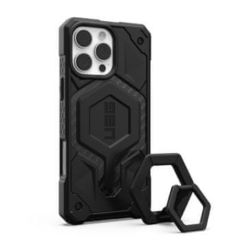 UAG Monarch Pro Magsafe, Carbon Fiber/Black Stand - iPhone 16 Pro Max